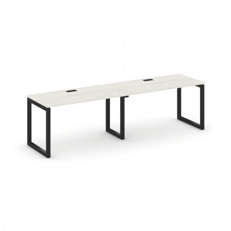 Style Project Рабочая станция 1 сторон. SN-5O.ORS-014 Дуб Наварра/Металл Черный 3160*700*750