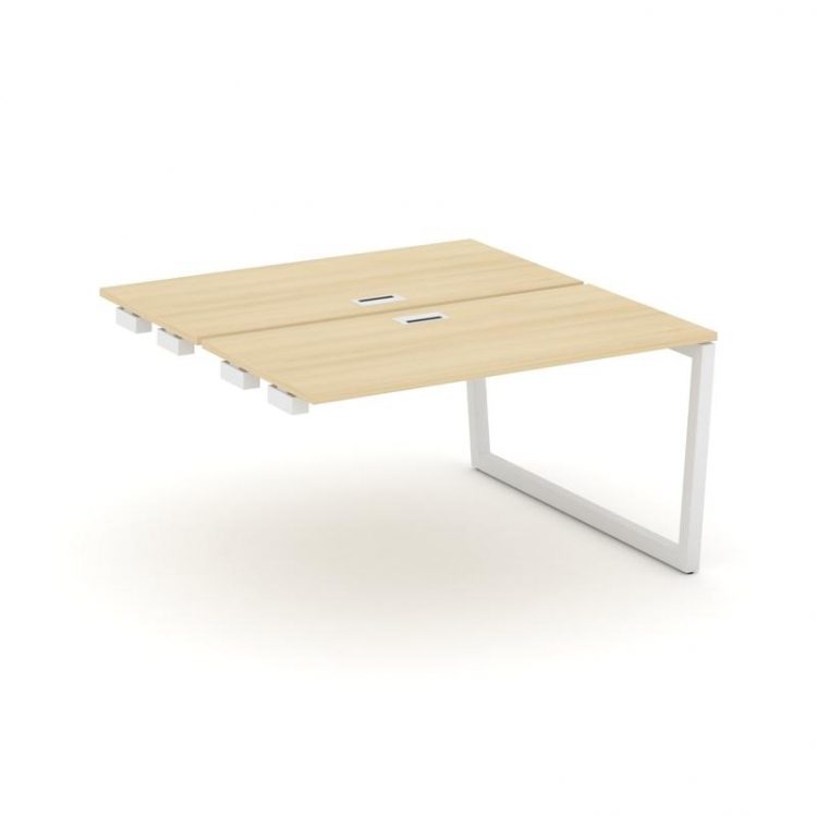 Style Project Стол-приставка к опор. элем. SN-5T2.DPRS-014 Акация Лорка/Металл Белый/Заглушка Пласти