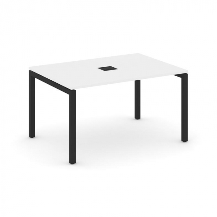 Style Project Стол переговорный SN-5P.SPRG-001 Белый/Металл Черный 980*980*750