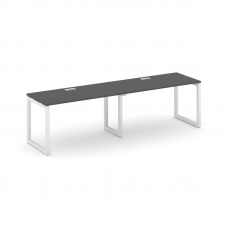 Style Project Рабочая станция 1 сторон. SN-5O.ORS-024 Антрацит/Металл Белый 3160*800*750