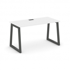 Style Project Стол письменный SN-5T1.SP-003 Белый/Металл Антрацит/Черный Пластик 1380*600*750