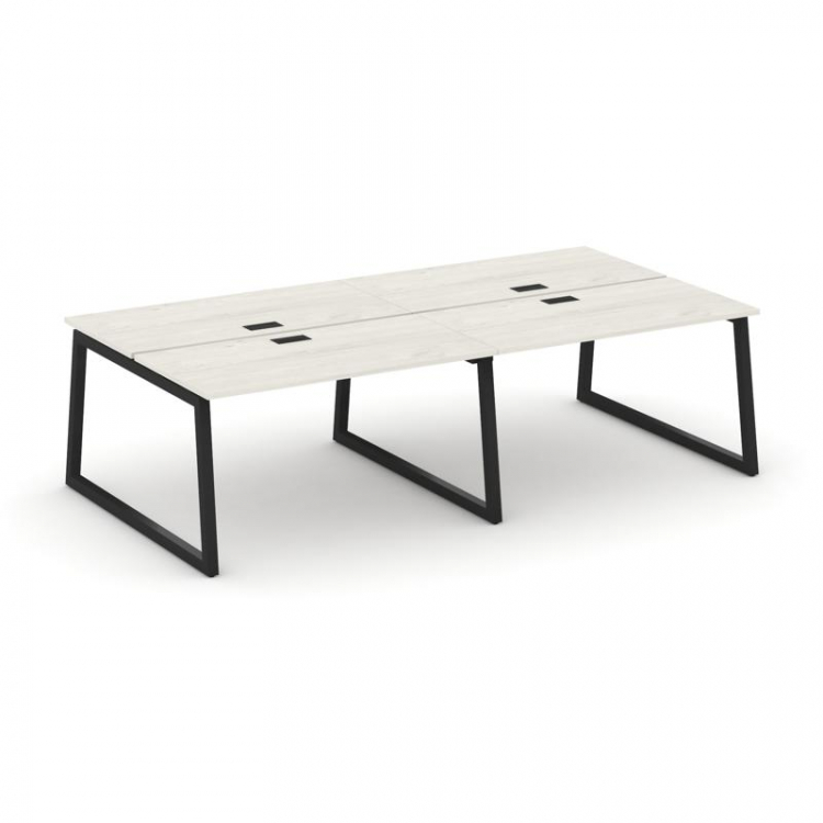 Style Project Рабочая станция 2-х сторон. SN-5T1.DRS-042 Дуб Наварра/Металл Черный/Заглушка Пластик