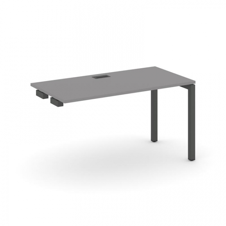 Стайл Проджект Стол приставка к опорным элементам SN-5P.OPRS-001 Серый Пепел/Металл Антрацит 980*600
