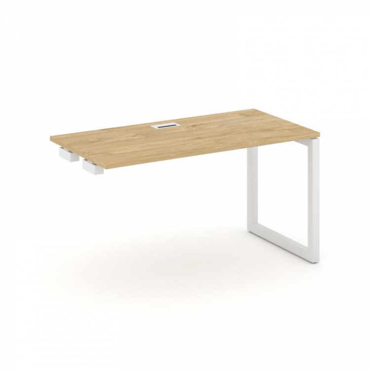 Style Project Стол-приставка к опор. элем. SN-5O.OPRS-021 Тиквуд Светлый/Металл Белый 980*800*750