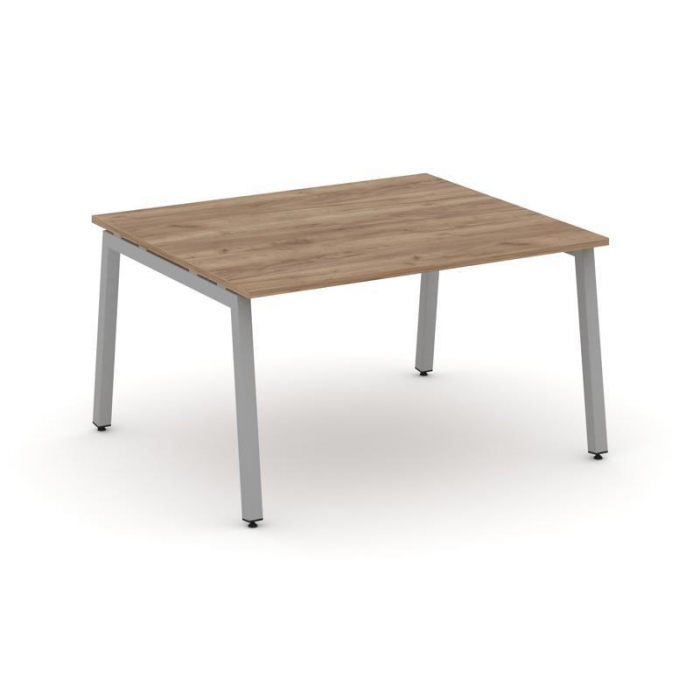 Style Project Стол переговорный SN-5A.SPRG-034.3 Дуб Табак/Металл Серый 1580*1180*750