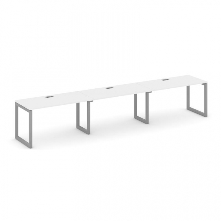 Style Project Рабочая станция 1 сторон. SN-5O.ORS-041 Белый/Металл Серый 2940*700*750