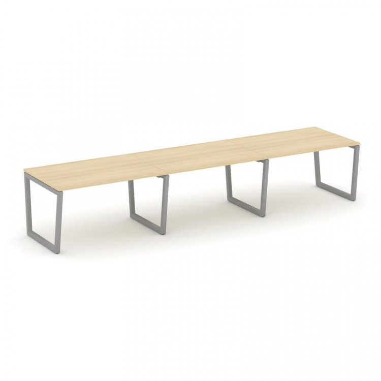 Style Project Стол переговорный SN-5T2.SPRG-021.3 Акация Лорка/Металл Серый 2940*980*750