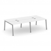 Style Project Рабочая станция 2-х сторон. SN-5A.DRS-032 Белый/Металл Серый 2360*1232*750