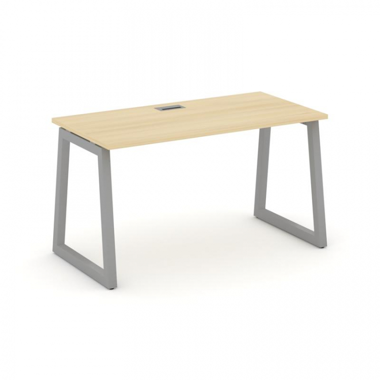 Style Project Стол письменный SN-5T1.SP-003 Акация Лорка/Металл Серый/Заглушка Пластик Серебро 1380*