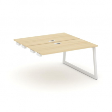 Style Project Стол-приставка к опор. элем. SN-5T1.DPRS-012 Акация Лорка/Металл Белый/Заглушка Пласти