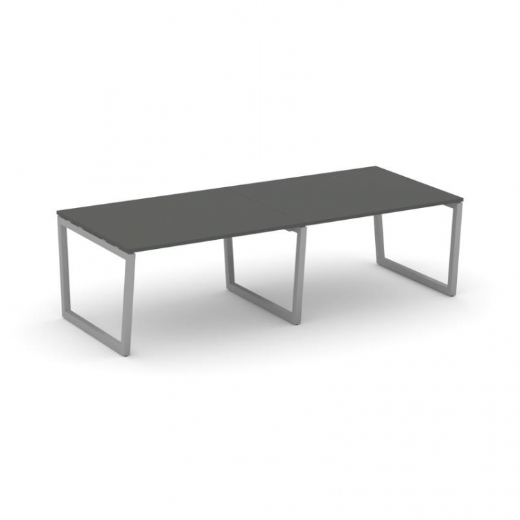 Style Project Стол переговорный SN-5T2.SPRG-044.3 Антрацит/Металл Серый 3160*1180*750