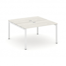 Style Project Рабочая станция 2-х сторон. SN-5P.DRS-022 Дуб Наварра/Металл Белый 1180*1632*750