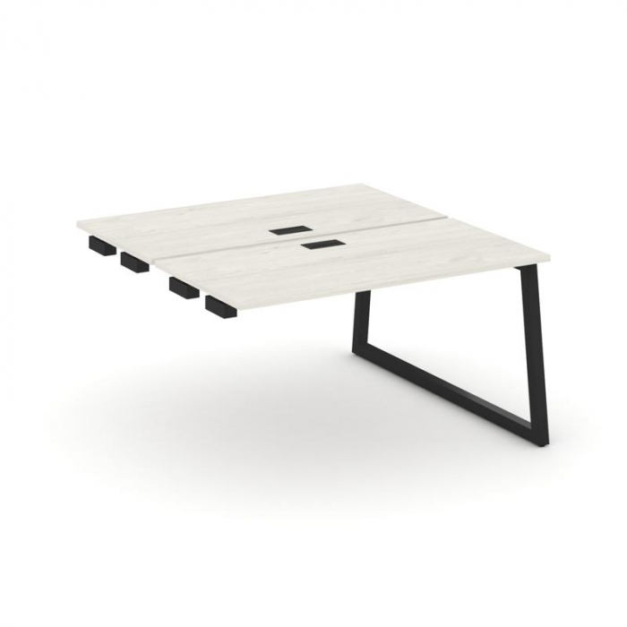 Стайл Проджект Стол-приставка к опор. элем. SN-5T1.DPRS-024 Дуб Наварра/Металл Черный/Заглушка Пласт