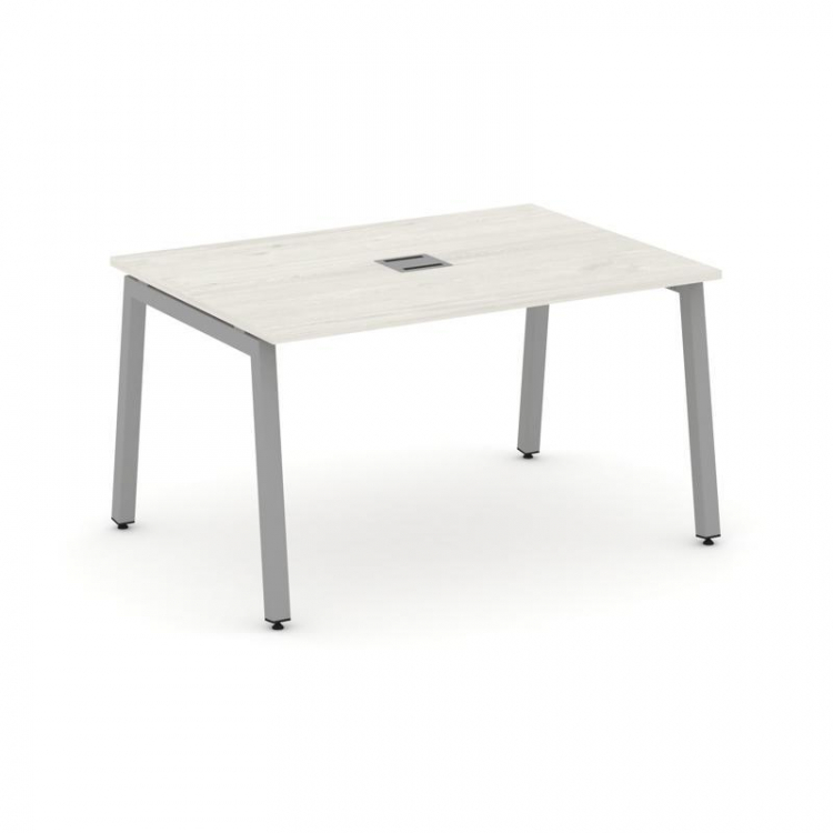 Style Project Стол переговорный SN-5A.SPRG-004 Дуб Наварра/Металл Серый 1580*980*750