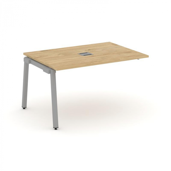 Style Project Проходной наб. элем. перег. стола SN-5A.NSPRG-004 Тиквуд Светлый/Металл Серый 1580*980