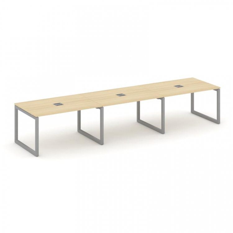 Style Project Стол переговорный SN-5O.SPRG-021 Акация Лорка/Металл Серый 2940*980*750