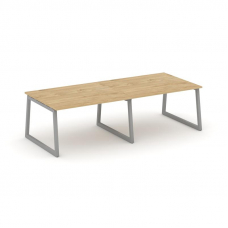 Style Project Стол переговорный SN-5T1.SPRG-043.3 Тиквуд Светлый/Металл Серый 2760*1180*750