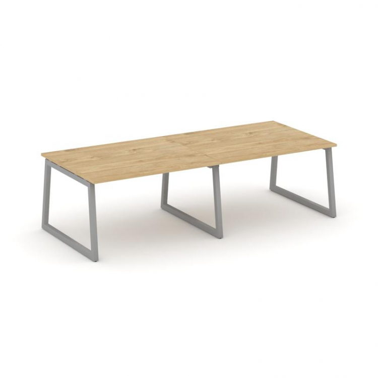 Style Project Стол переговорный SN-5T1.SPRG-043.3 Тиквуд Светлый/Металл Серый 2760*1180*750
