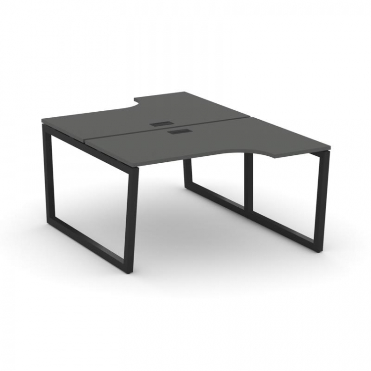 Style Project Рабочая станция эргоном. SN-5T2.DRPA-002 Антрацит/Металл Черный/Заглушка Пластик Черны