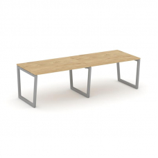 Style Project Стол переговорный SN-5T2.SPRG-014.3 Тиквуд Светлый/Металл Серый 3160*980*750