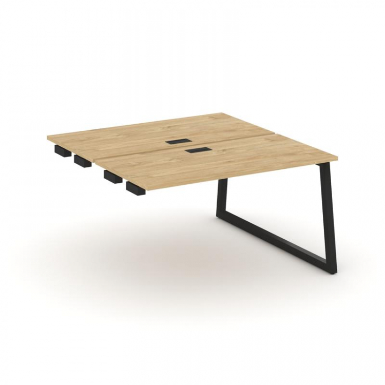 Style Project Стол-приставка к опор. элем. SN-5T1.DPRS-023 Тиквуд Светлый/Металл Черный/Заглушка Пла