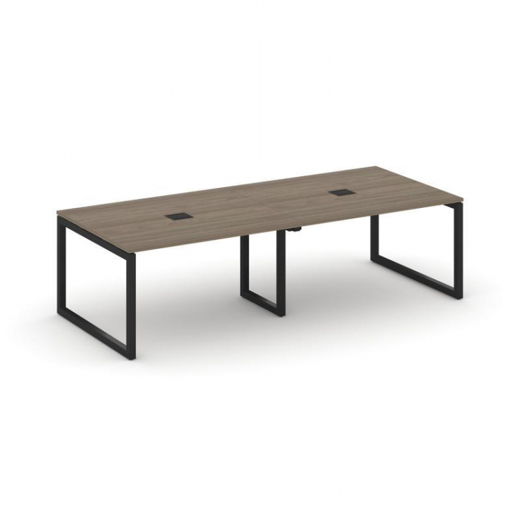 Style Project Стол переговорный SN-5O.SPRG-043 Вяз Благородный/Металл Черный 2760*1180*750