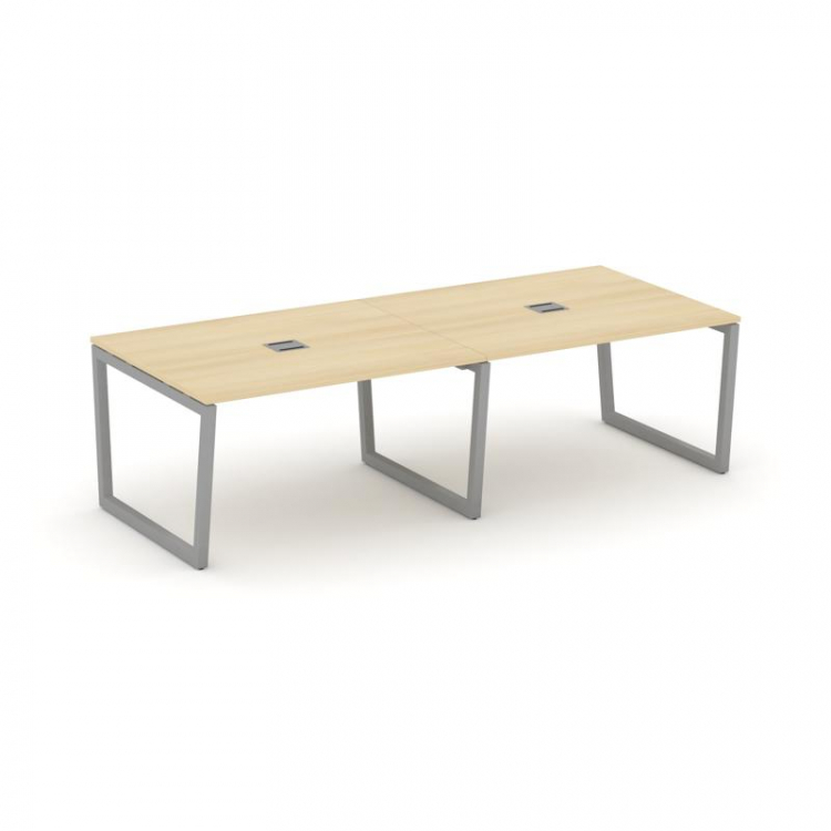 Style Project Стол переговорный SN-5T2.SPRG-044 Акация Лорка/Металл Серый/Заглушка Металл Серый 3160