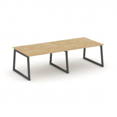 Style Project Стол переговорный SN-5T1.SPRG-043.3 Тиквуд Светлый/Металл Антрацит 2760*1180*750