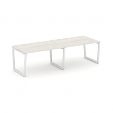 Style Project Стол переговорный SN-5T2.SPRG-013.3 Дуб Наварра/Металл Белый 2760*980*750