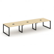 Стайл Проджект Стол переговорный SN-5O.SPRG-052 Акация Лорка/Металл Черный 3540*1180*750