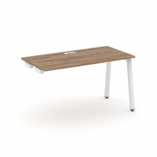 Style Project Стол-приставка к опор. элем. SN-5A.OPRS-014 Дуб Табак/Металл Белый 1580*700*750