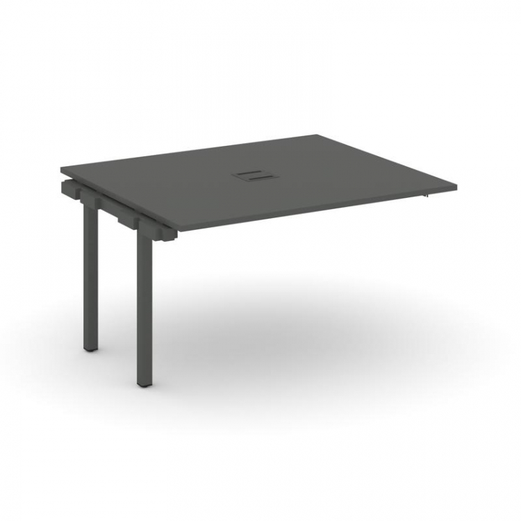 Style Project Проходной наб. элем. перег. стола SN-5P.NSPRG-033 Антрацит/Металл Антрацит 1380*1180*7