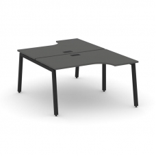 Style Project Рабочая станция эргоном. SN-5A.DRPA-002 Антрацит/Металл Черный 1580*1232/1992*750