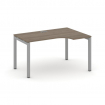 Style Project Стол рабочий эргоном. SN-5P.SPA-001(R) Вяз Благородный/Металл Серый 1380*600/980*750