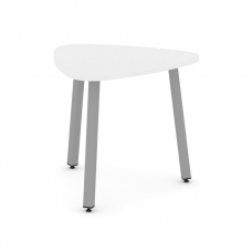 Style Project Стол переговорный SN-5.SPRG-70.3 Белый/Металл Серый 900*900*750