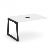 Style Project Проходной наб. элем. перег. стола SN-5T1.NSPRG-002 Белый/Металл Черный/Заглушка Металл