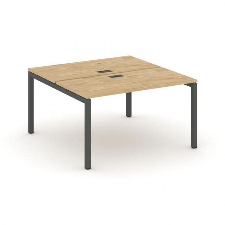 Style Project Рабочая станция 2-х сторон. SN-5P.DRS-001 Тиквуд Светлый/Металл Антрацит 980*1232*750