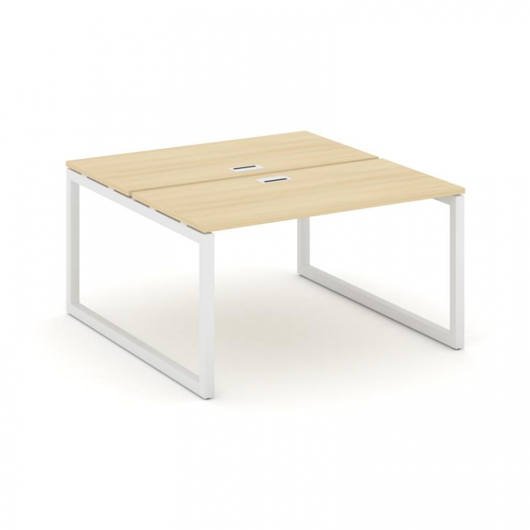 Style Project Рабочая станция 2-х сторон. SN-5O.DRS-002 Акация Лорка/Металл Белый 1180*1232*750