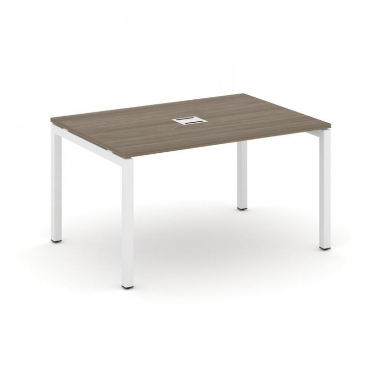 Style Project Стол переговорный SN-5P.SPRG-004 Вяз Благородный/Металл Белый 1580*980*750