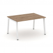 Style Project Стол переговорный SN-5A.SPRG-002.3 Дуб Табак/Металл Белый 1180*980*750