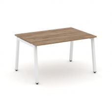 Style Project Стол переговорный SN-5A.SPRG-002.3 Дуб Табак/Металл Белый 1180*980*750