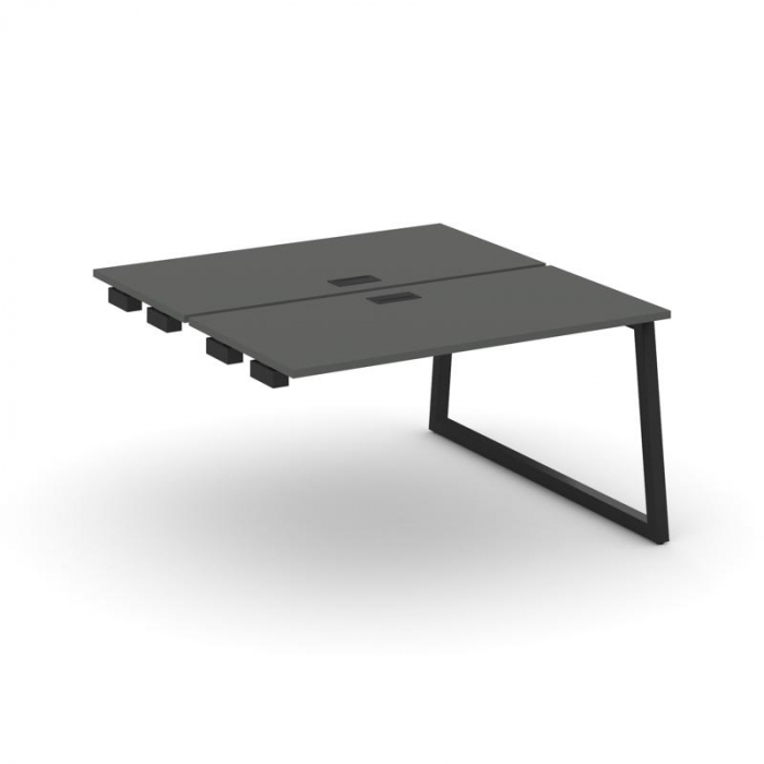Стайл Проджект Стол-приставка к опор. элем. SN-5T1.DPRS-004 Антрацит/Металл Черный/Заглушка Пластик