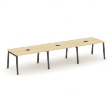 Style Project Стол переговорный SN-5A.SPRG-021 Акация Лорка/Металл Антрацит 2940*980*750