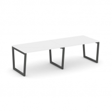 Style Project Стол переговорный SN-5T2.SPRG-012.3 Белый/Металл Антрацит 2360*980*750