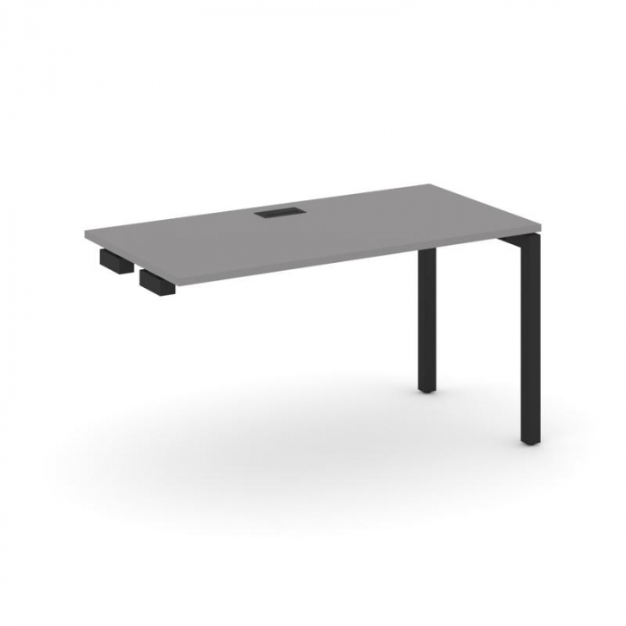 Стайл Проджект Стол приставка к опорным элементам SN-5P.OPRS-024 Серый Пепел/Металл Черный 1580*800*