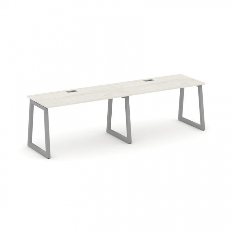 Style Project Рабочая станция 1 сторон. SN-5T1.ORS-003 Дуб Наварра/Металл Серый/Заглушка Пластик Сер