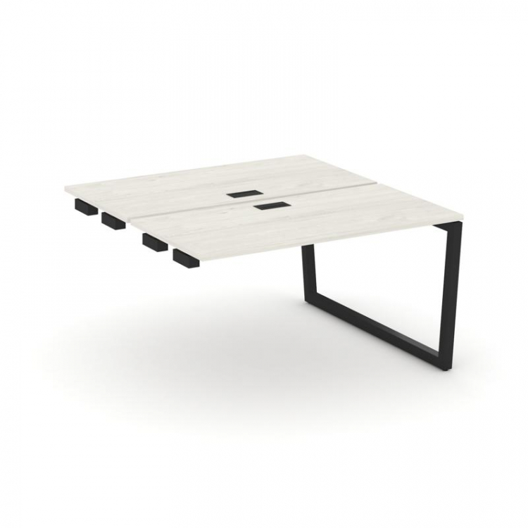 Style Project Стол-приставка к опор. элем. SN-5T2.DPRS-001 Дуб Наварра/Металл Черный/Заглушка Пласти