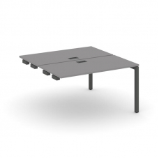 Стайл Проджект Стол приставка к опорным элементам SN-5P.DPRS-021 Серый Пепел/Металл Антрацит 980*163