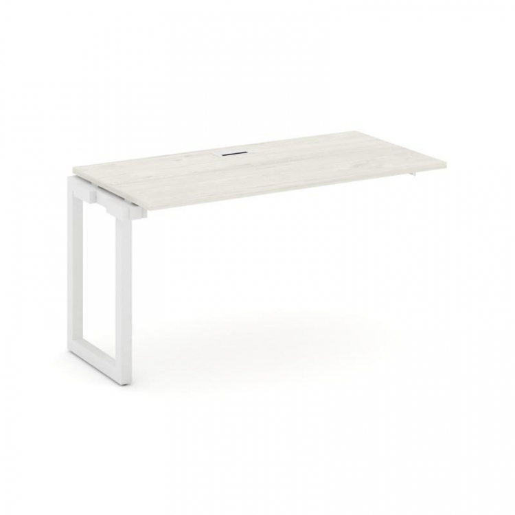 Style Project Проходной наб. элем. SN-5O.ONRS-003 Дуб Наварра/Металл Белый 1380*600*750