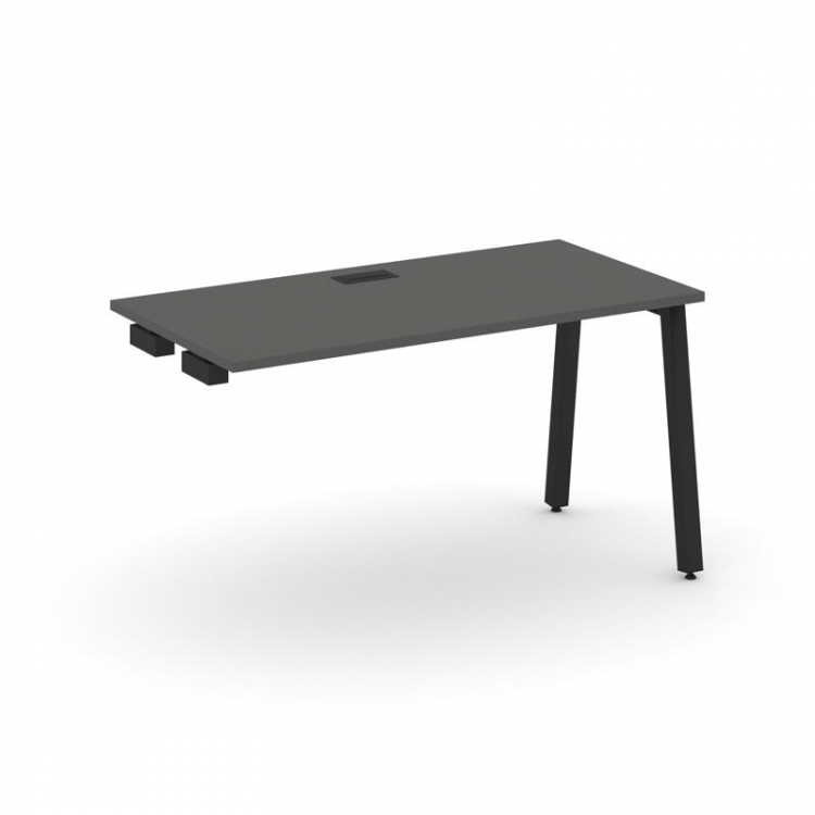 Style Project Стол-приставка к опор. элем. SN-5A.OPRS-004 Антрацит/Металл Черный 1580*600*750